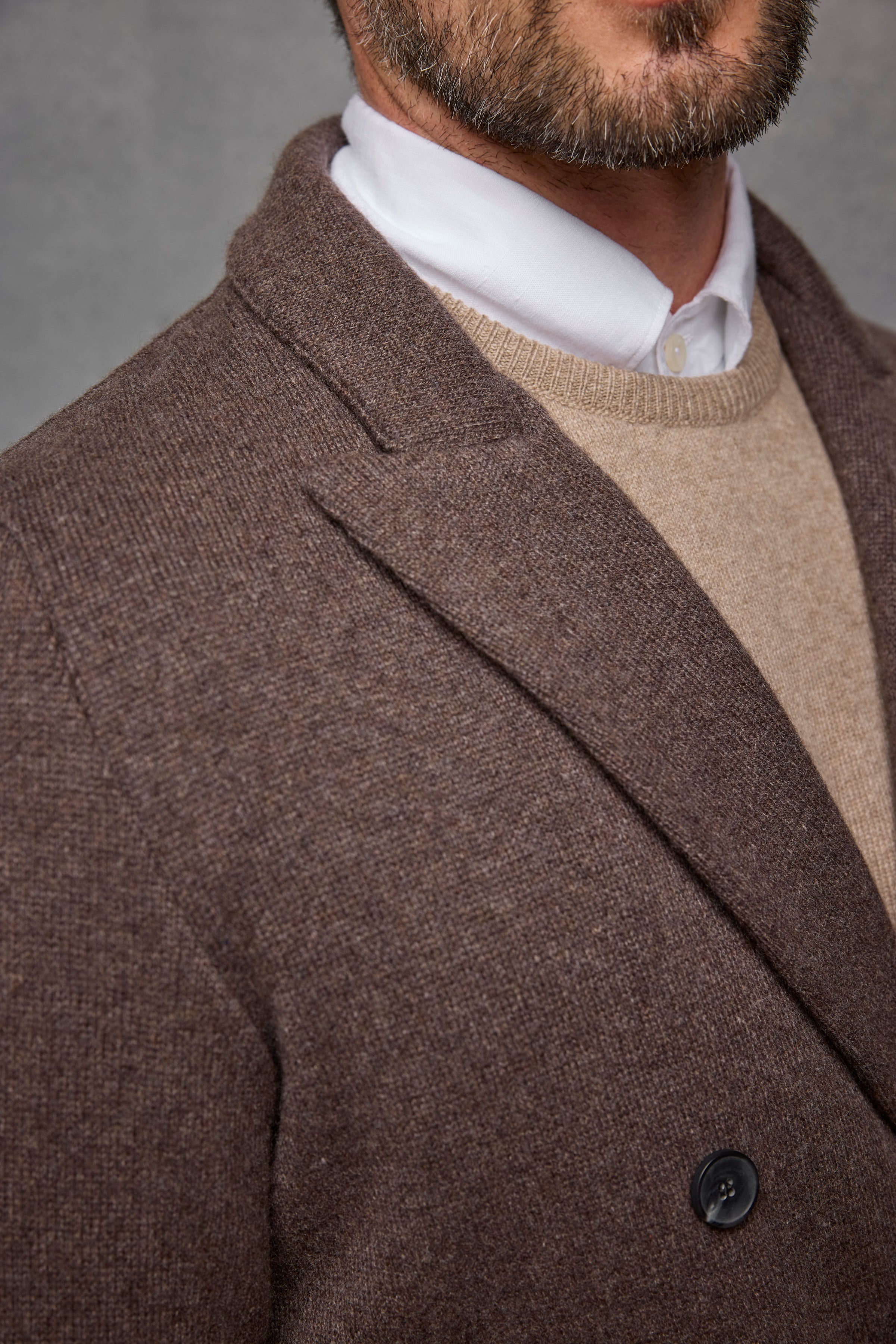SMC Double Breasted Knitted Blazer