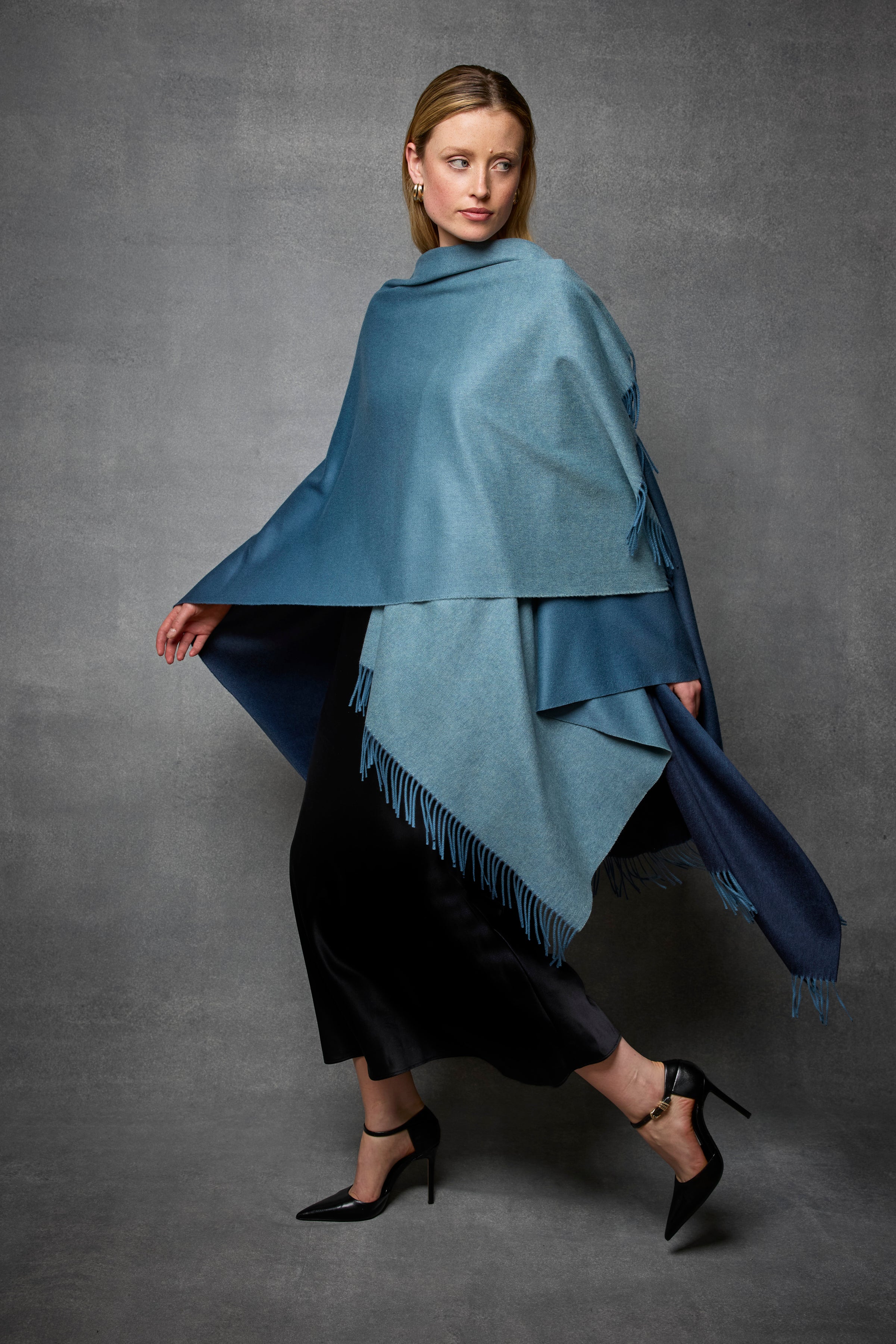 Ombre Woven Cape