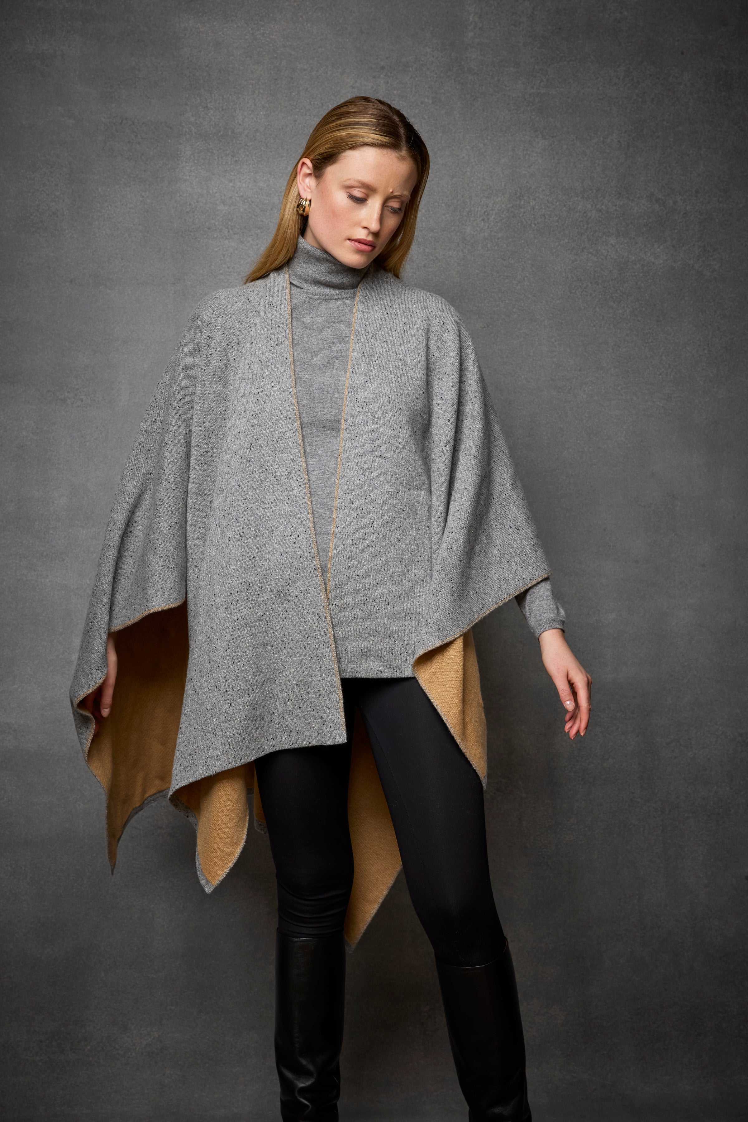 Cashmere Double Faced Cape
