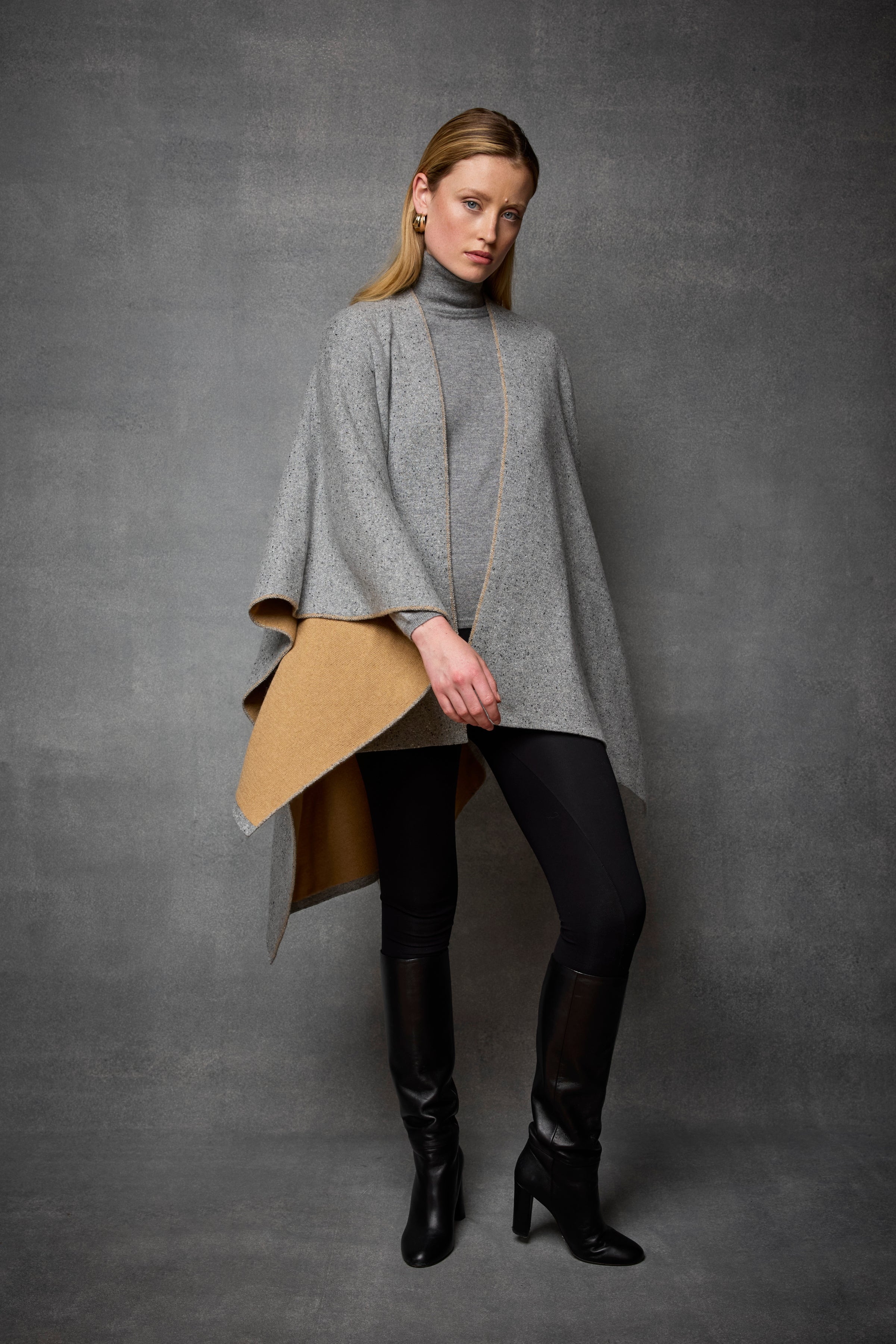 Cashmere Double Faced Cape