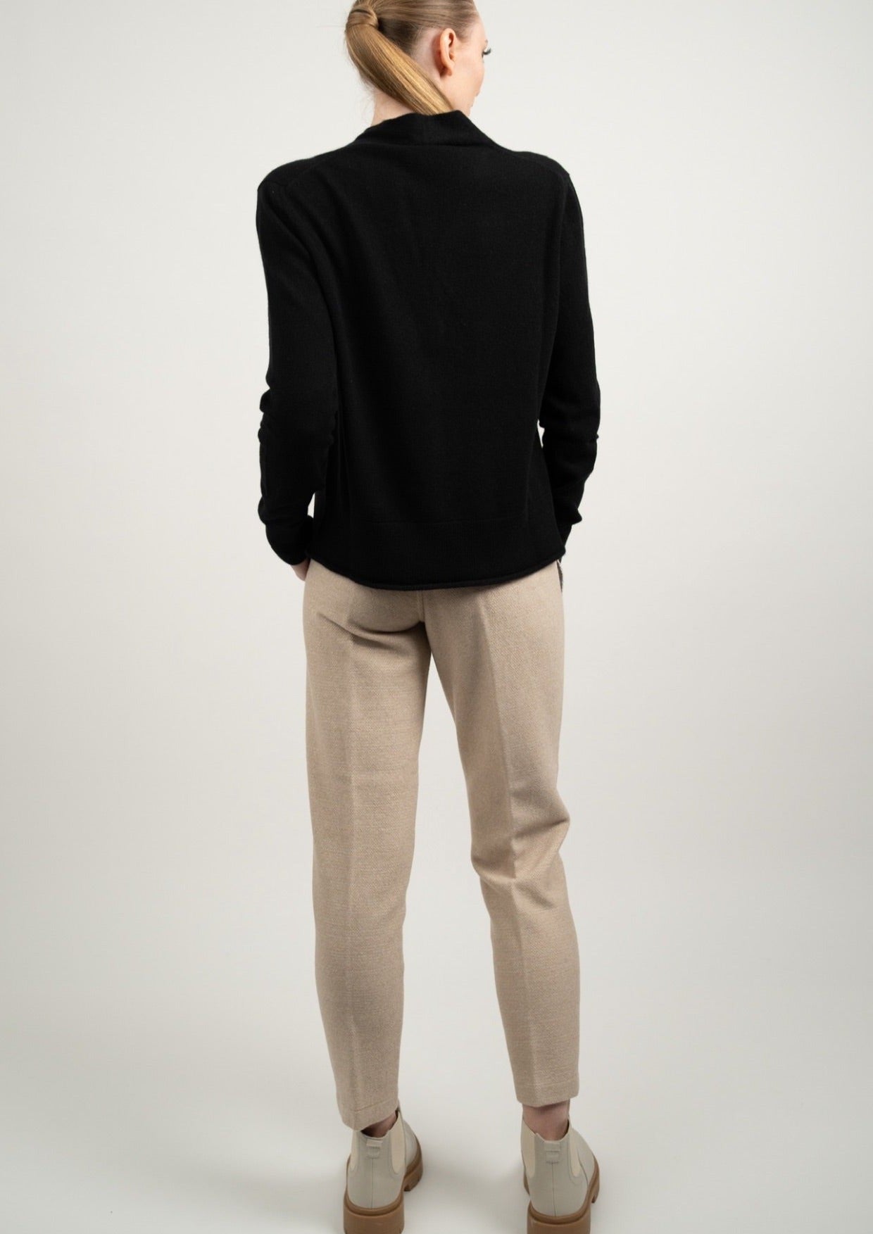 Pantaloni Knitted Wool Trousers