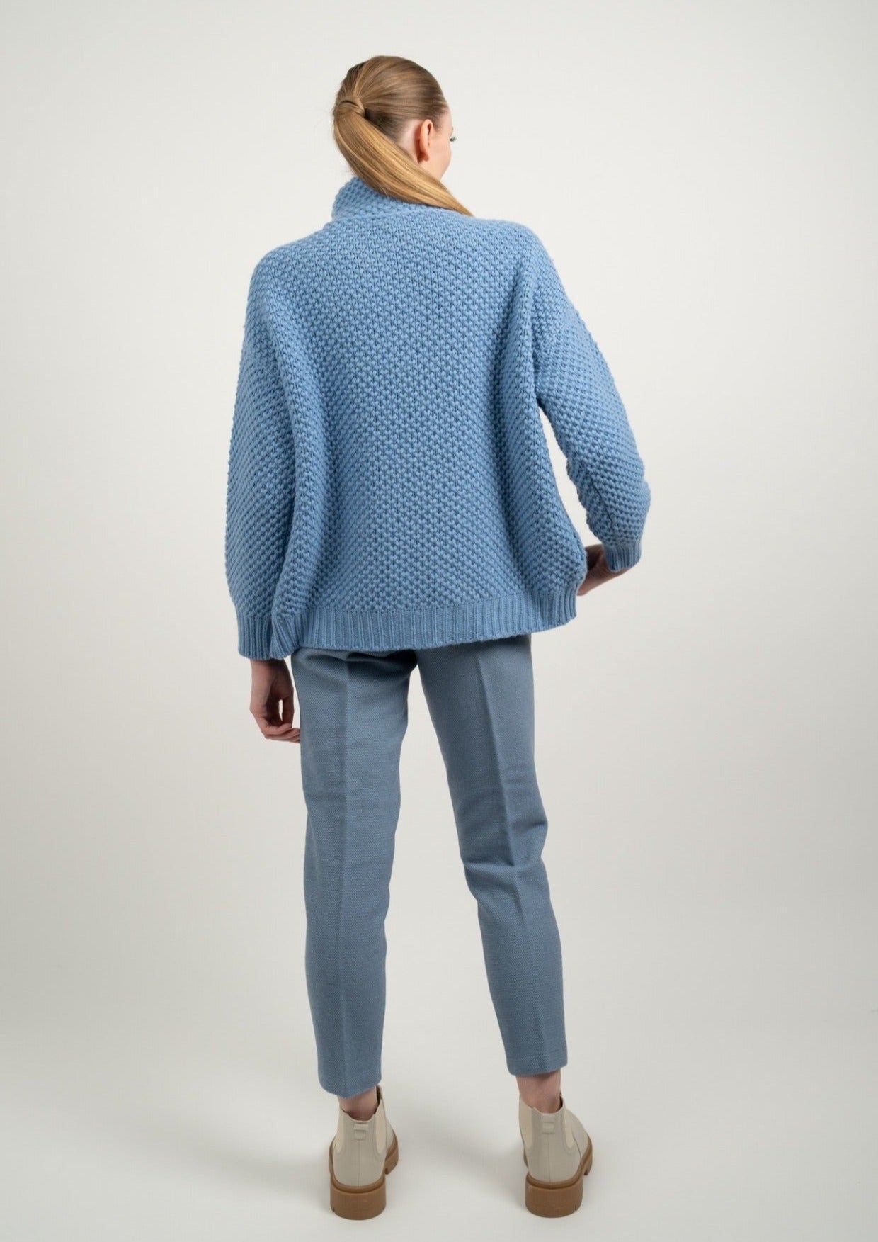 Pantaloni Knitted Wool Trousers