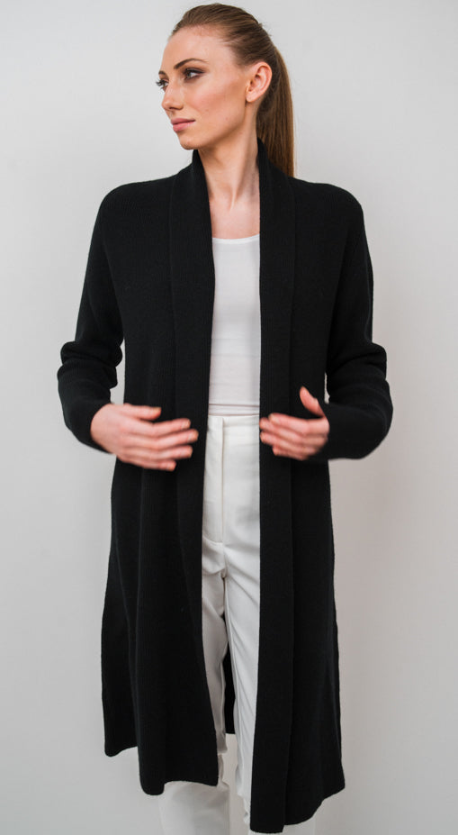 Long Shawl Collared Cardigan