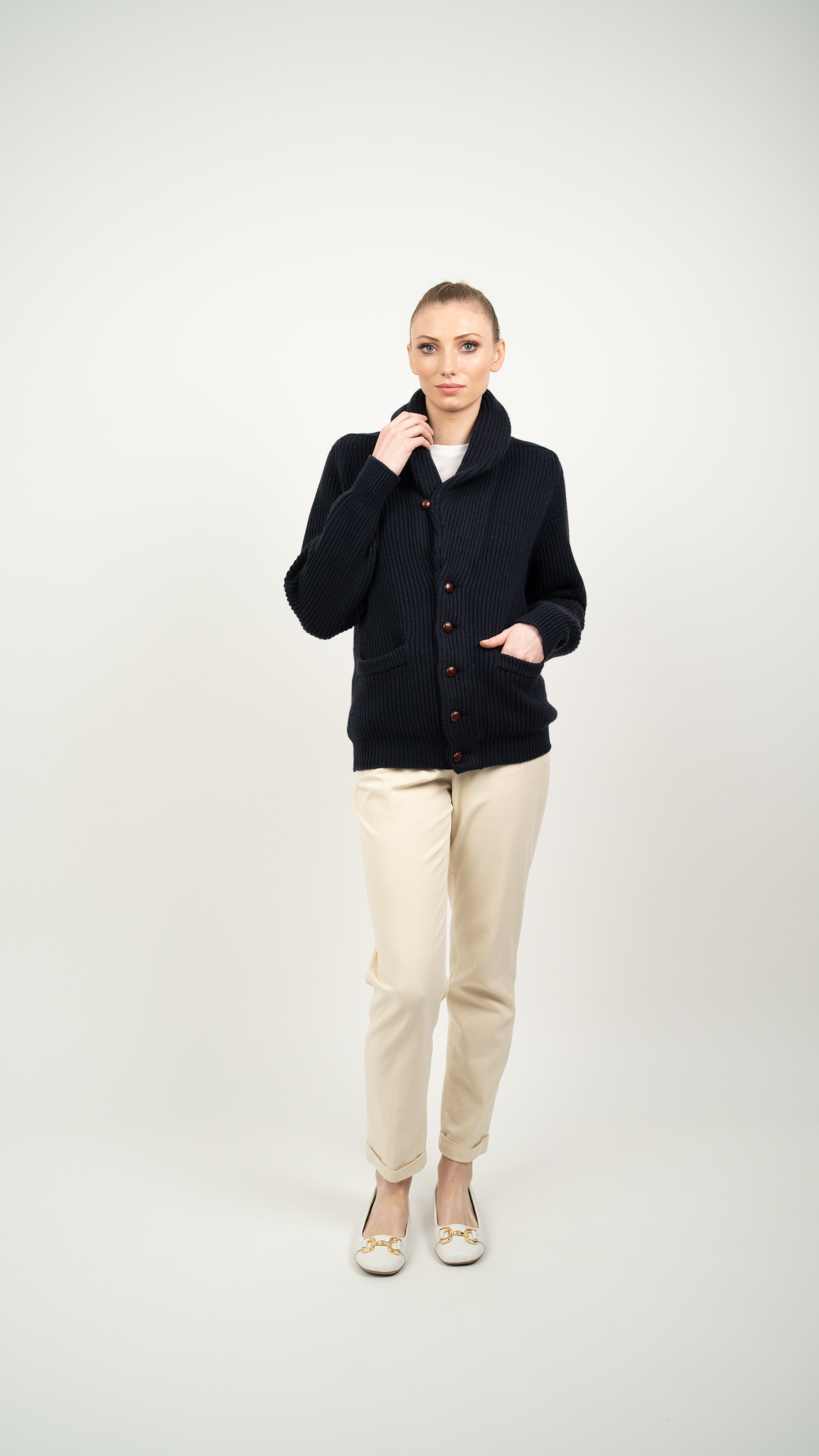 Windsor Cashmere Shawl Cardigan