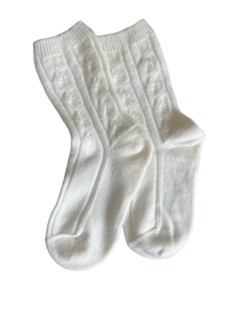 Cashmere Cable Bedsocks