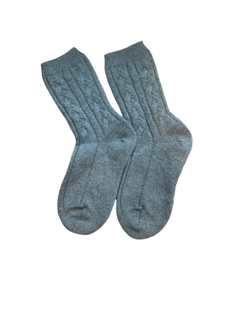 Cashmere Cable Bedsocks