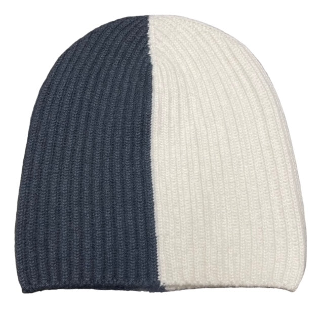 Bi Colour Cashmere Beanie