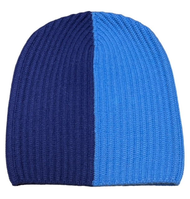 Bi Colour Cashmere Beanie