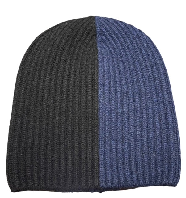 Bi Colour Cashmere Beanie