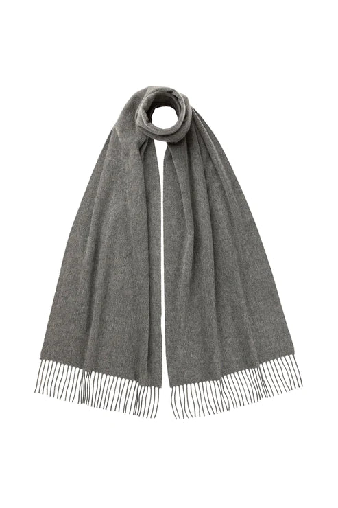 Woven Solid Cashmere Scarf WA16