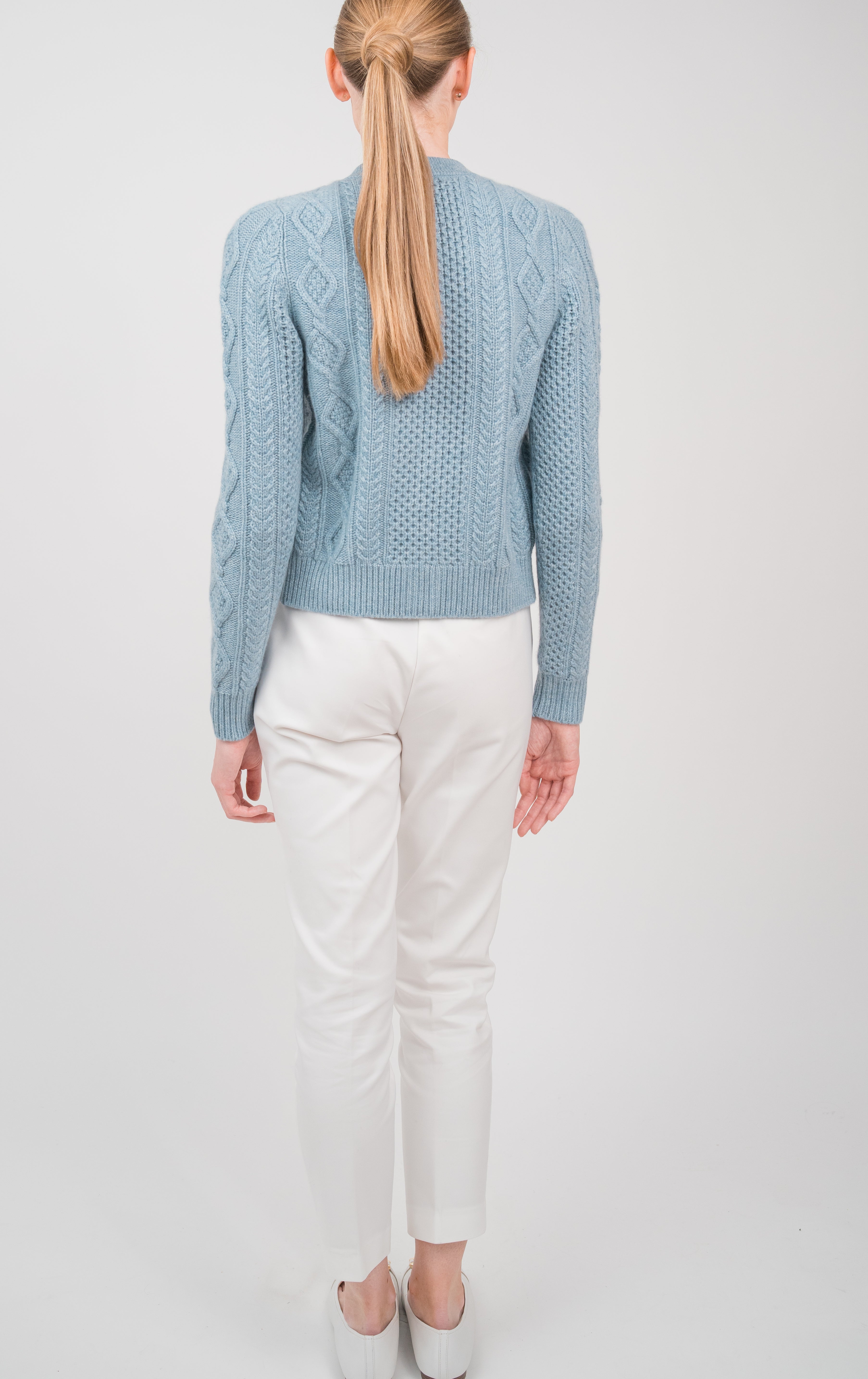 Cashmere Aran Cable Cardigan