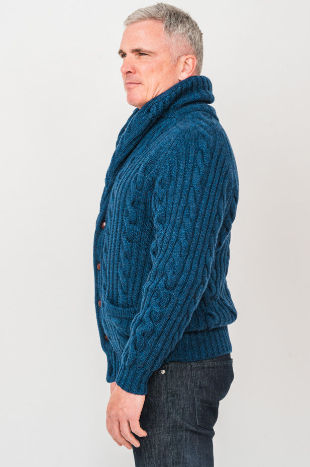 Stewart Shawl Collared Cardigan