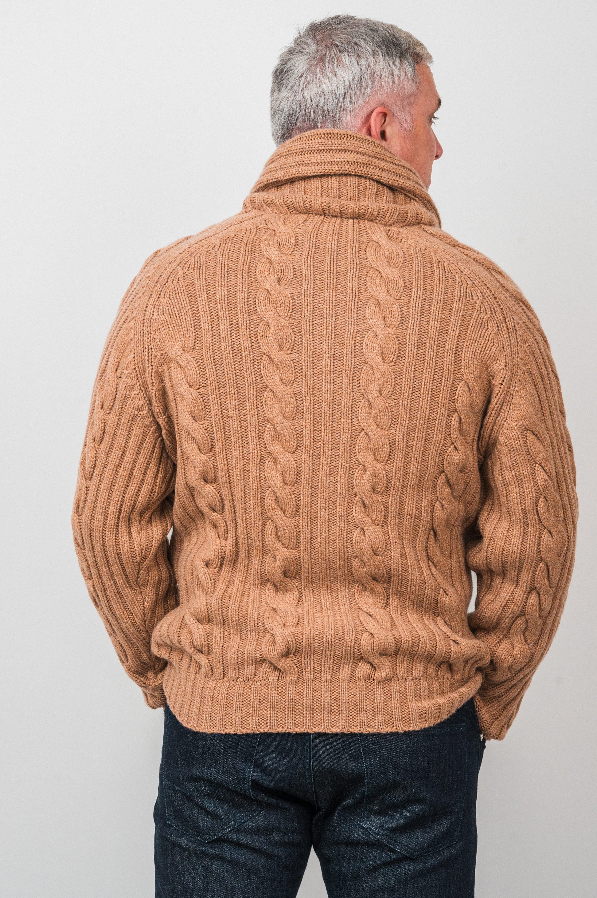 Stewart Shawl Collared Cardigan