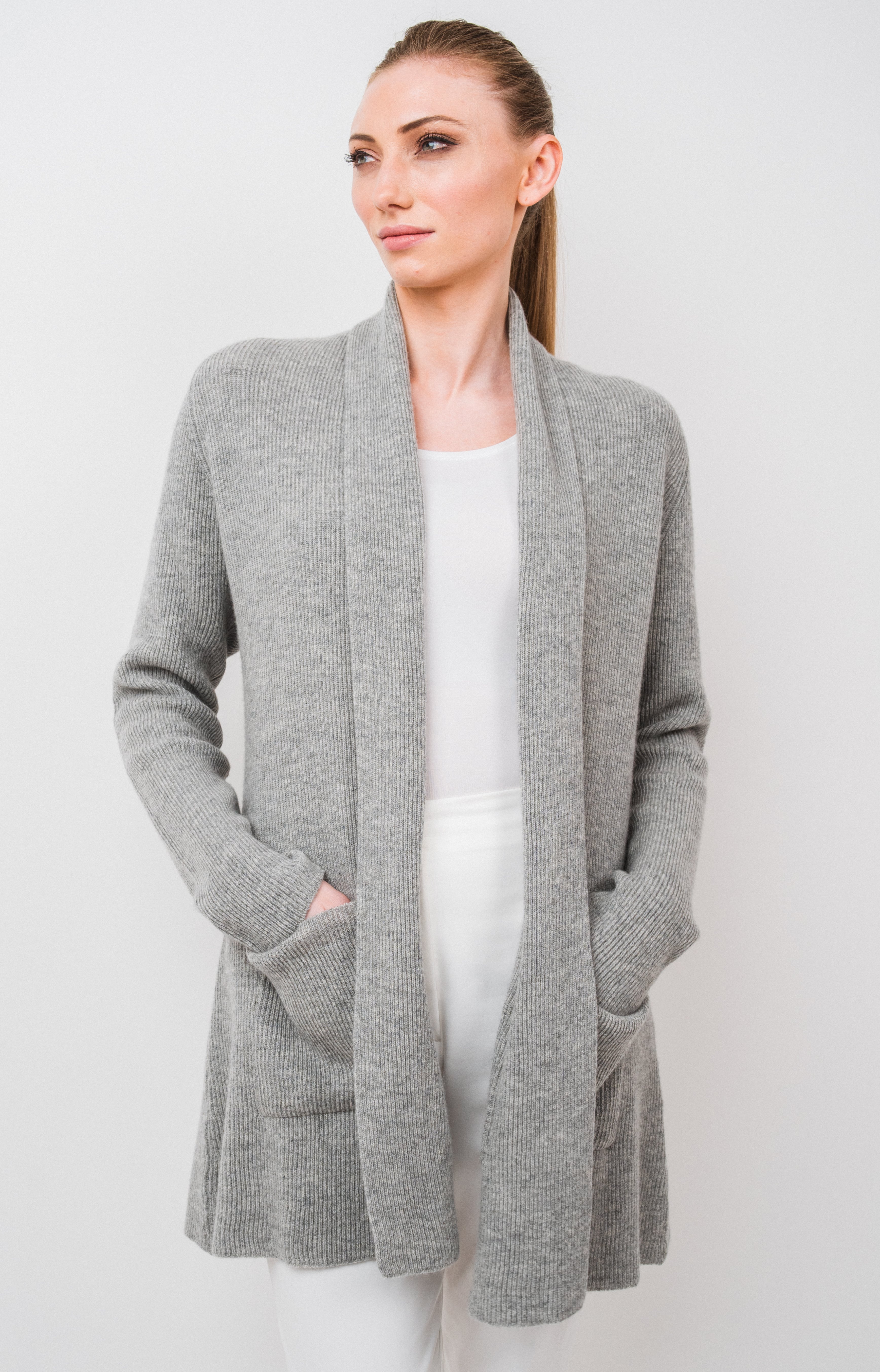 Short Edge to Edge Cardigan