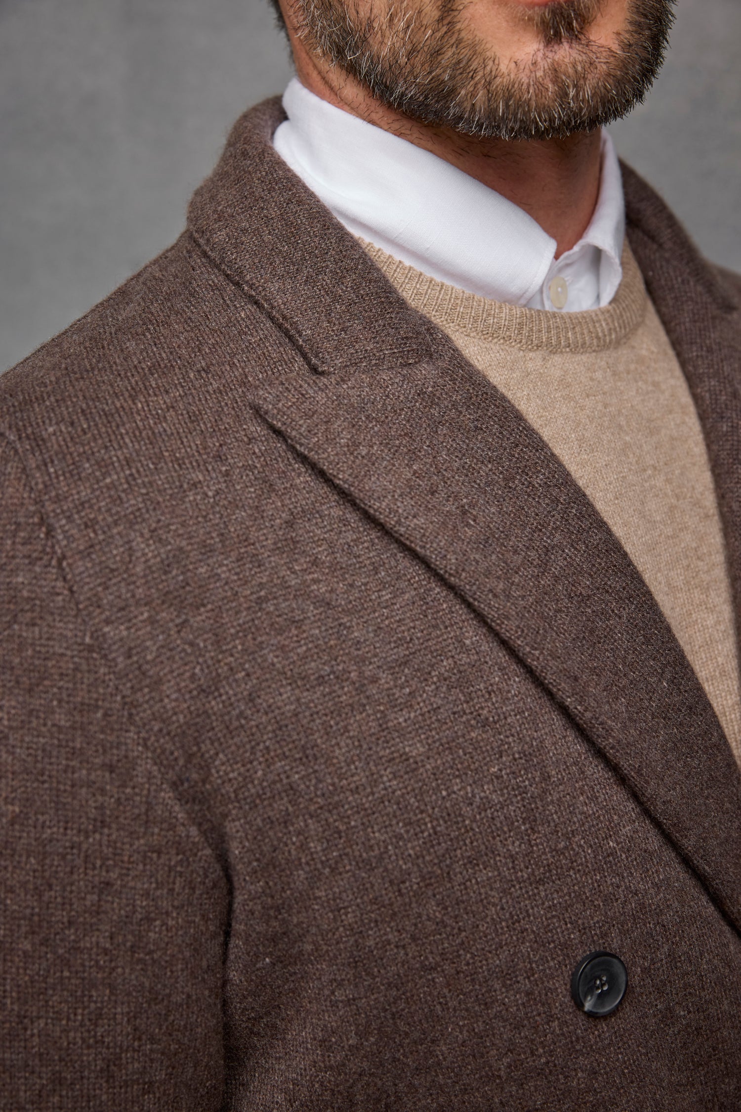 SMC Double Breasted Knitted Blazer