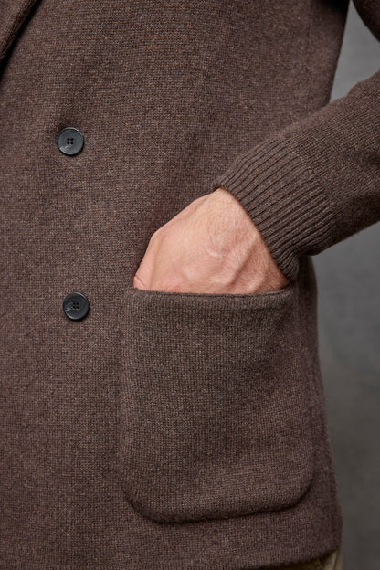 SMC Double Breasted Knitted Blazer