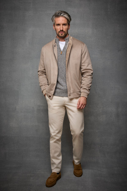 SMC Woven Cashmere Bomber