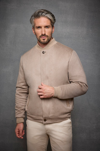 SMC Woven Cashmere Bomber