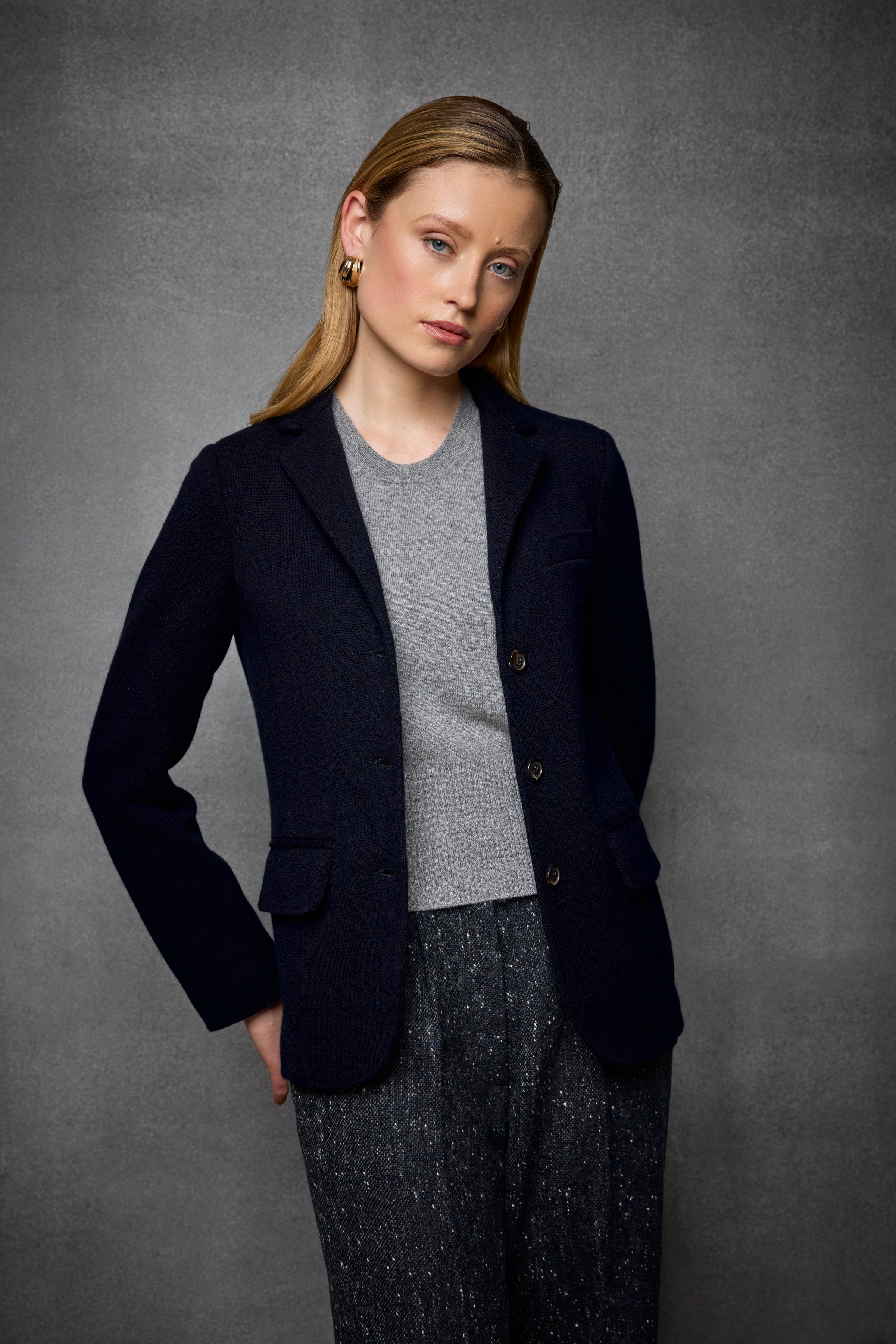 Murano Single Breasted Cashmere Blazer