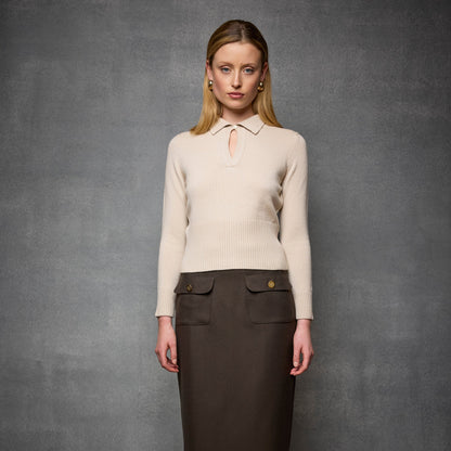 SMC Cropped Polo Shirt