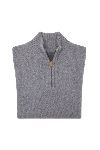 Marl Cashmere 1/4 Zip