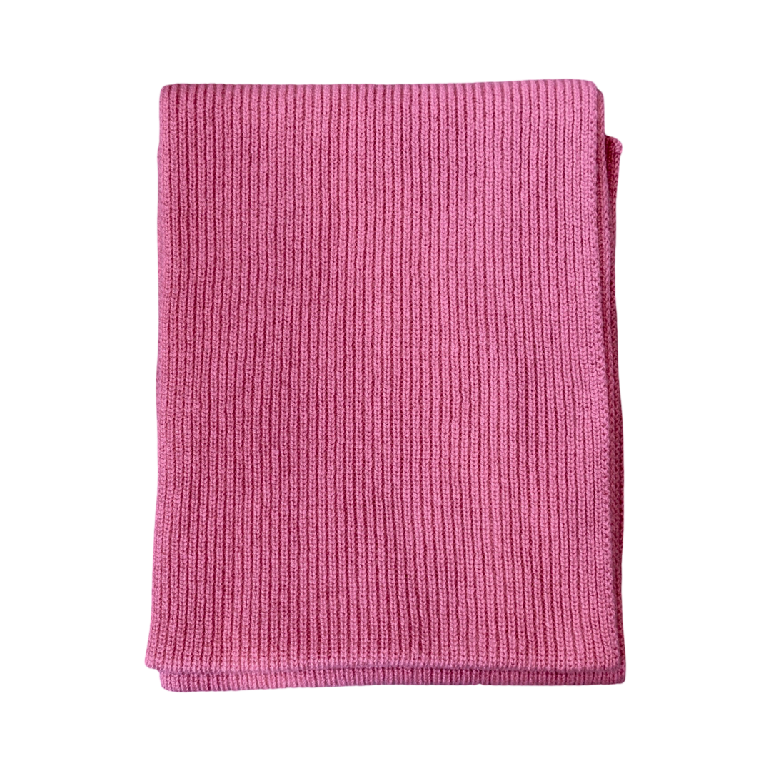 Fine Ribbed Cashmere Scarf