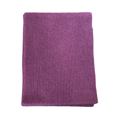 Fine Ribbed Cashmere Scarf