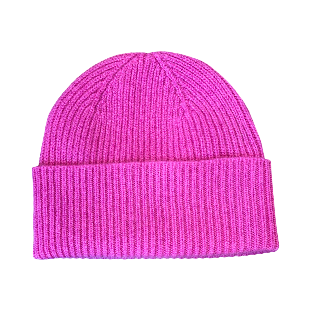 Fine Ribbed Cashmere Hat