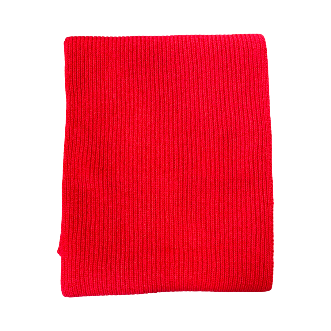 Fine Ribbed Cashmere Scarf