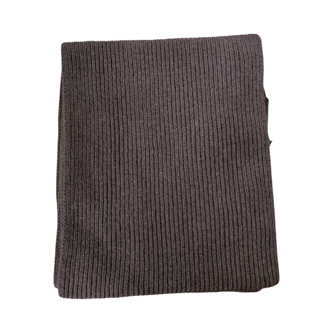 Fine Ribbed Cashmere Scarf