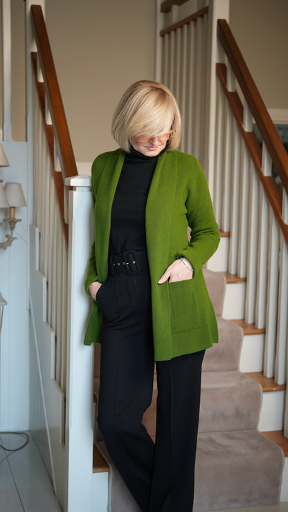 Short Edge to Edge Cardigan