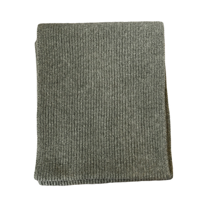 Fine Ribbed Cashmere Scarf