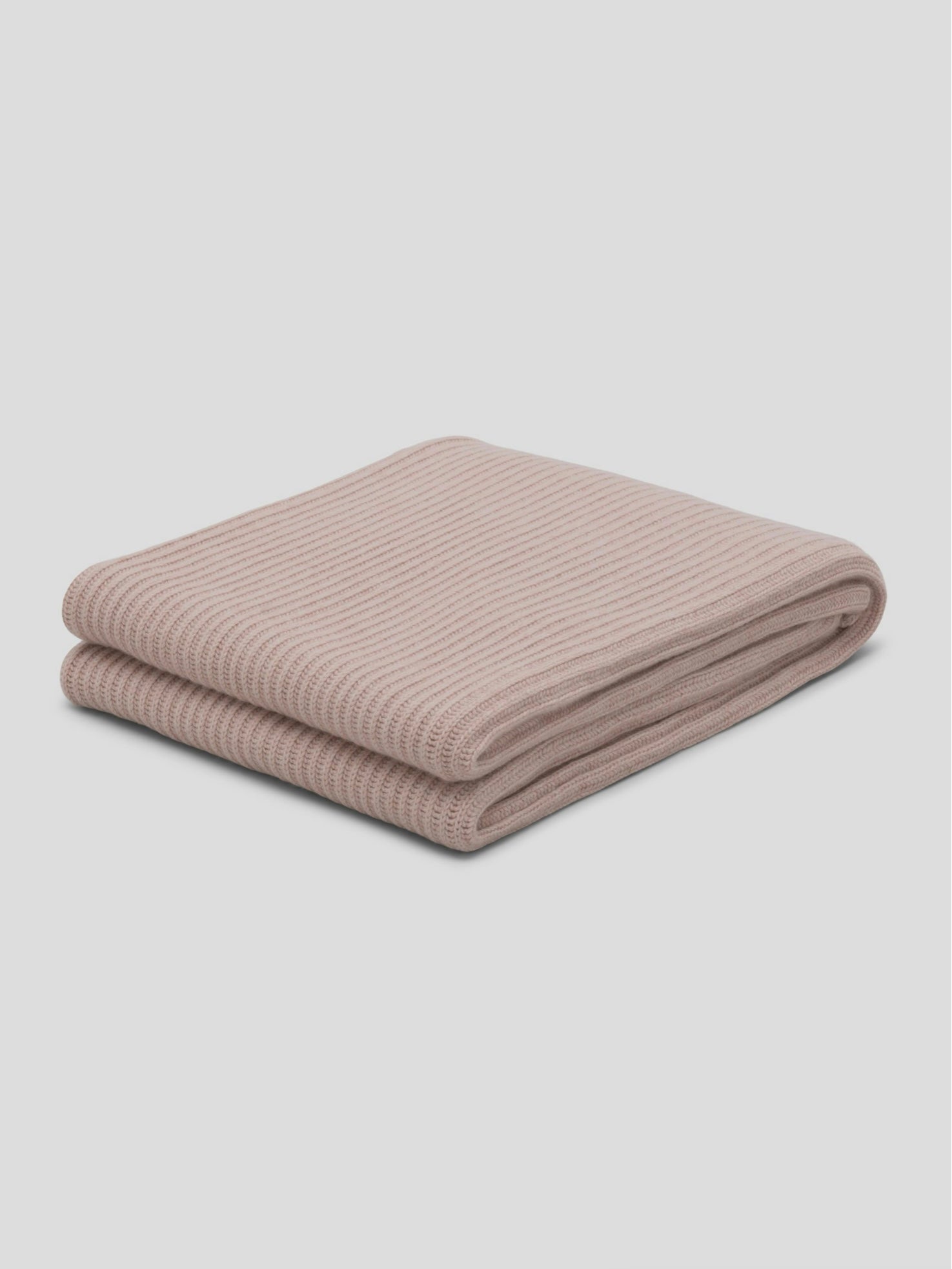 Furrow Cashmere knitted Blanket