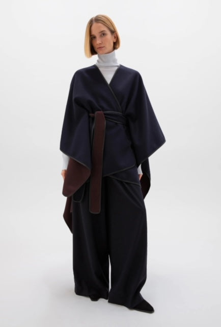 Tailored Woven Cashmere Cape