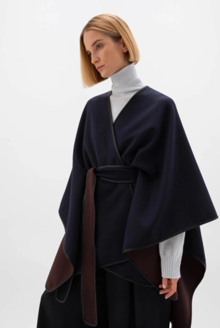 Tailored Woven Cashmere Cape