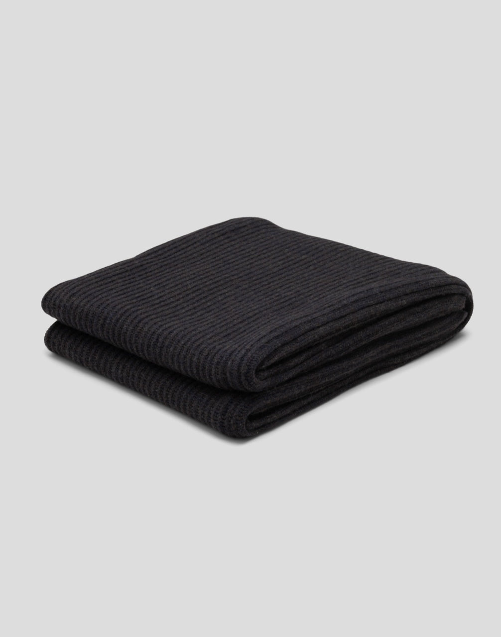 Furrow Cashmere knitted Blanket