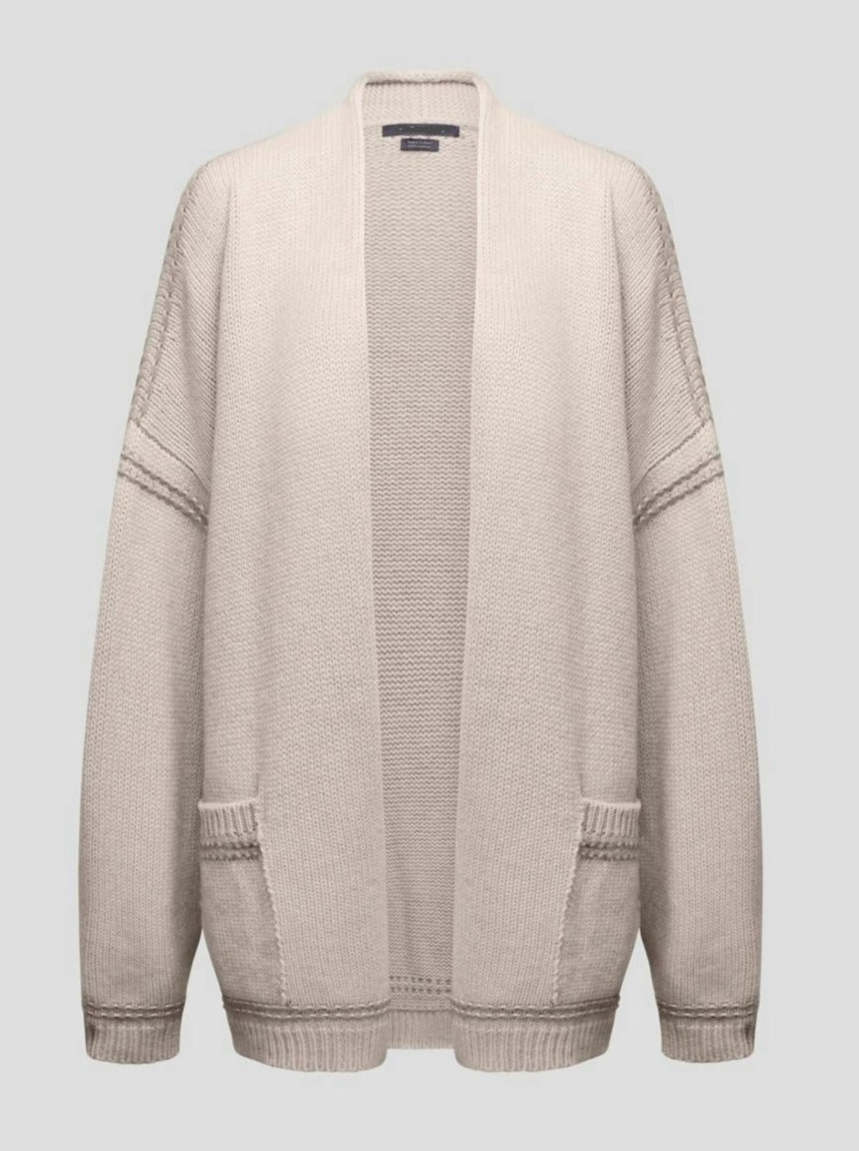 Beach comber oversized cardigan cashmere