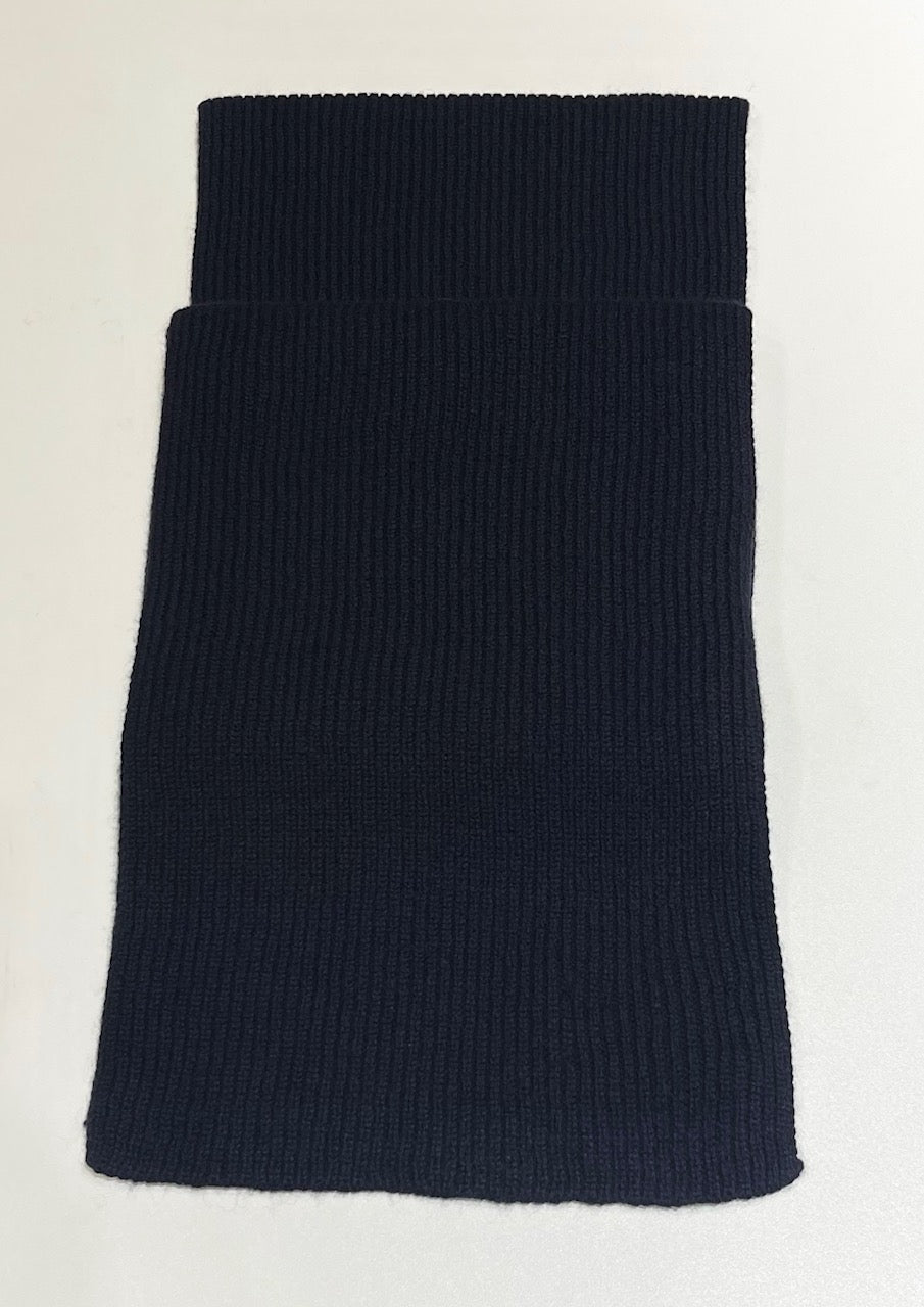 Fine Ribbed Cashmere Scarf