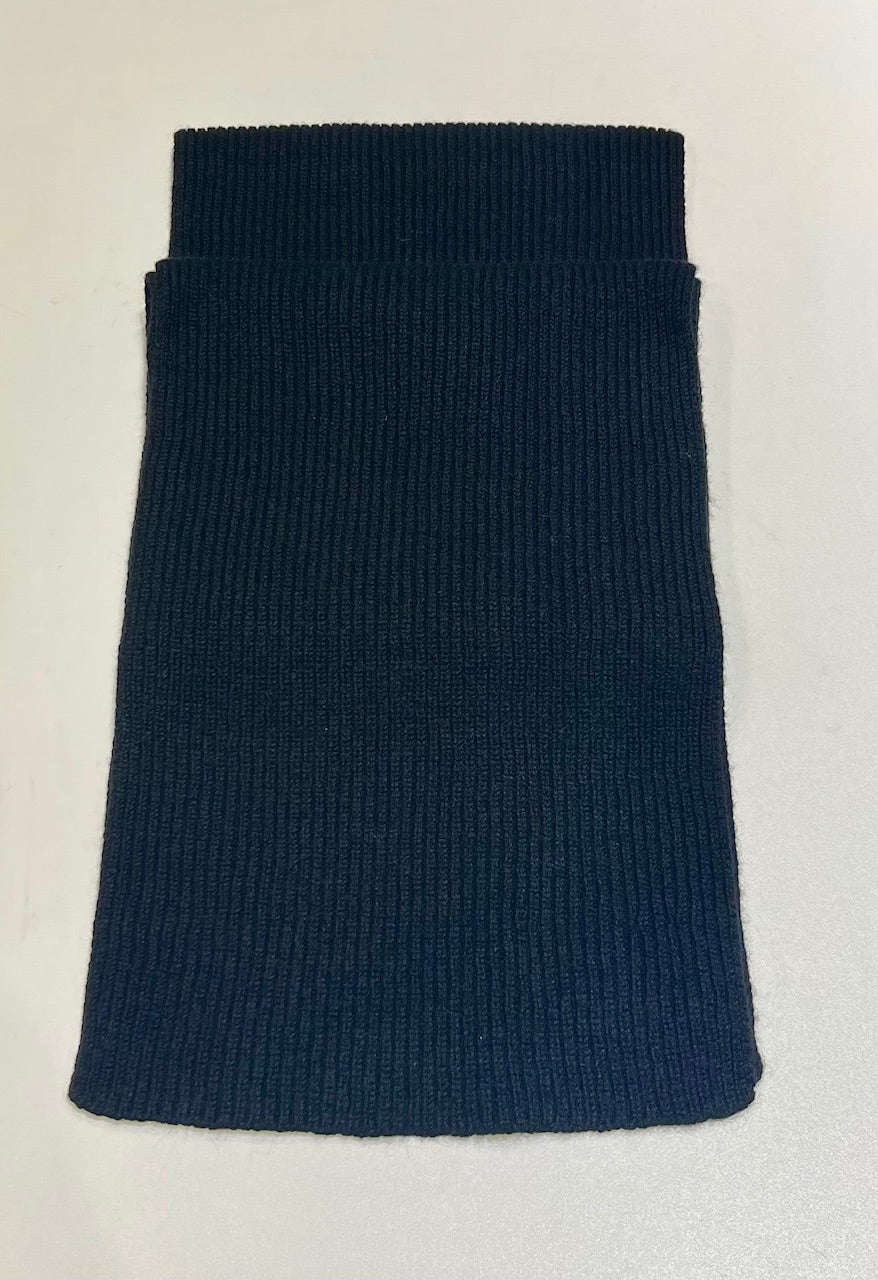 Fine Ribbed Cashmere Scarf